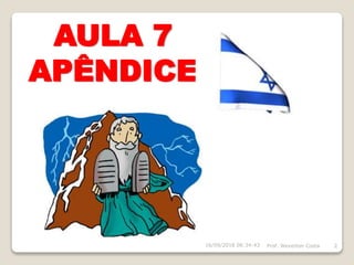 AULA 7
APÊNDICE
16/09/2018 06:34:43 Prof. Weverton Costa 2
 