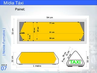Mídia Táxi Painel; 