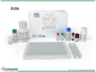 Prof.ª Dr.ª Jacqueline Kerkhoff Richoppo
ELISA
 