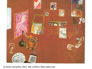 Henri Matisse. Interior em Collioure, 59 x 72cm, 1905.
 