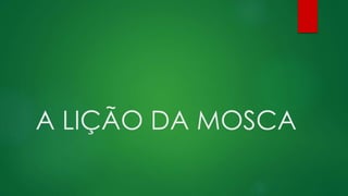 A LIÇÃO DA MOSCA
 