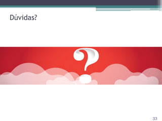 Dúvidas?
33
 