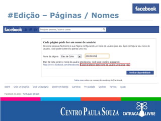 #Edição – Páginas / Nomes
 