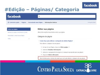 #Edição – Páginas/ Categoria
 