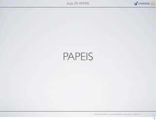PAPEIS
Aula 09: PAPEIS
PRODUÇÃO GRÁFICA • turma GR10002-00076 • semestre 2013/1 – 03/05/2013
2
 