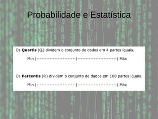 Probabilidade e Estatística
 