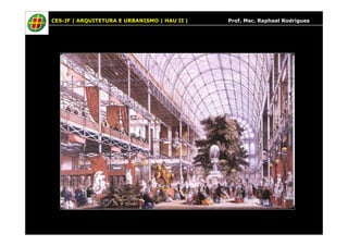 CES-JF | ARQUITETURA E URBANISMO | HAU II | Prof. Msc. Raphael Rodrigues
 