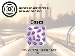 Gases
Prof. Dr. Felipe Thomaz Aquino
2022
 