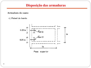 Disposição das armaduras
55
 