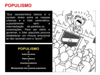 POPULISMO
 