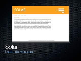 Solar
Laerte de Mesquita
 