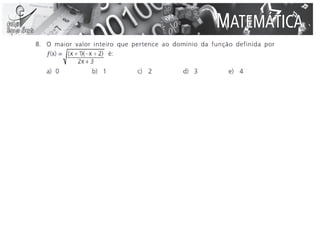 Aulas 09 e 10 - Matemática