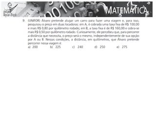 Aulas 09 e 10 - Matemática