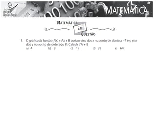 Aulas 09 e 10 - Matemática