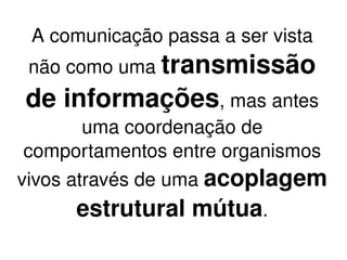 A metáfora do conhecimento como  edifício  vai sendo substituída pela metáfora da  rede . 