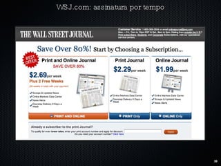 WSJ.com: assinatura por tempo 