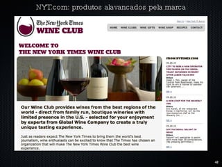 NYT.com: produtos alavancados pela marca 