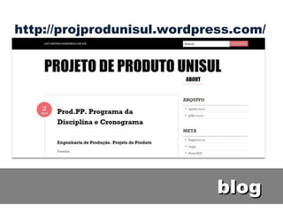 http://projprodunisul.wordpress.com/ blog 
