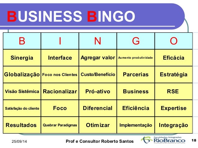 business bingo