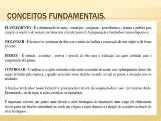 CONCEITOS FUNDAMENTAIS.
 