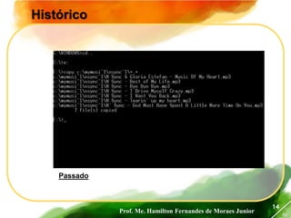 Prof. Me. Hamilton Fernandes de Moraes Junior
46
14
Passado
Histórico
 