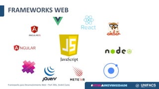 FRAMEWORKS	WEB
Frameworks	para	Desenvolvimento	Web	– Porf.	MSc.	André	Costa
 