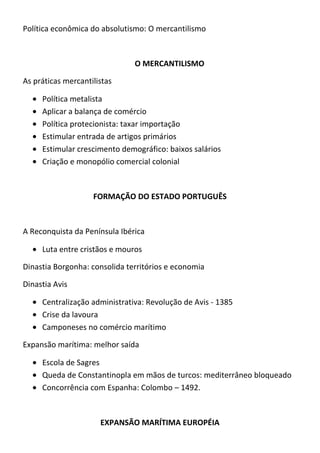 Aula 1   1º ano - historia