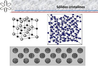 Sólidos cristalinosSólidos cristalinos
 