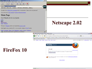 Netscape 2.02




FireFox 10
 