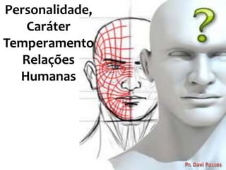 Personalidade,
Caráter
Temperamento
Relações
Humanas
 