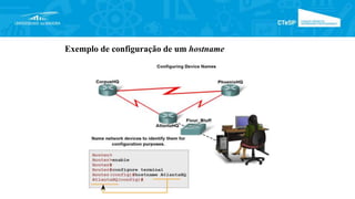 Exemplo de configuração de um hostname
 