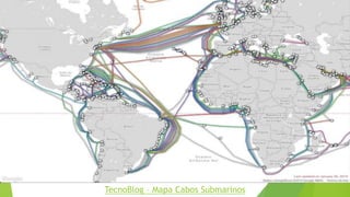 TecnoBlog – Mapa Cabos Submarinos
 