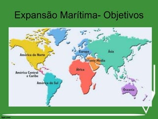 Expansão Marítima- Objetivos