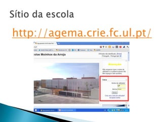 http://agema.crie.fc.ul.pt/Sítio da escola