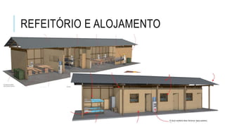 REFEITÓRIO E ALOJAMENTO
 