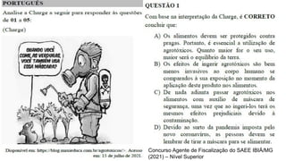 Concurso Agente de Fiscalização do SAEE IBIÁ/MG
(2021) – Nível Superior
 