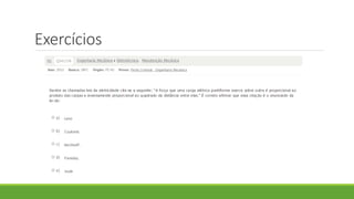 Exercícios
 