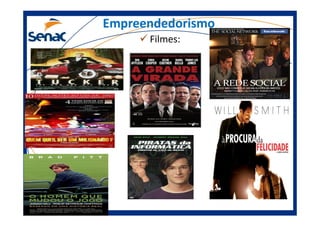 EmpreendedorismoEmpreendedorismo
Filmes:
Prof.Prof.Edson NegãoEdson Negão –– Junho 2013Junho 2013 –– ModificadoModificado
 