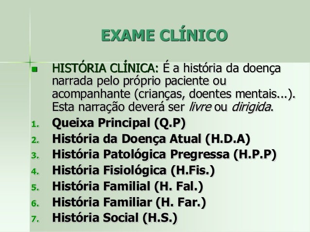 Exame fal