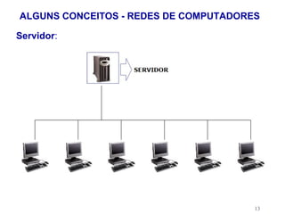 ALGUNS CONCEITOS - REDES DE COMPUTADORES

Servidor:




                                       13
 
