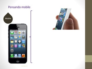 Pensando	
  mobile
!2404/04/14
Mobile
 