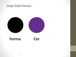 Design	
  Visual:	
  Processo
!5204/04/14
Forma Cor
 