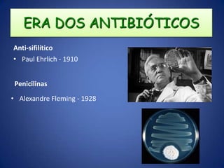 HISTÓRICOANIMÁCULOSAntón van Leeuwenhoek – 1674.TEORIA DOS GERMENSRobert Koch e Louis Pasteur – 1670 - 1680
