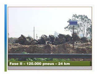 Fase II – 120.000 pneus – 24 km 
 