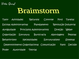 Introdução à TGA - Aula 1
