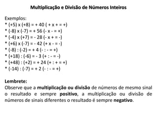 20
Equações incompletas do 2º grau
Exemplos:
4 x² + 6x = 0 (a = 4, b = 6, c = 0)
-3 x² - 9 = 0 (a = -3, b = 0, c = -9)
2 x...