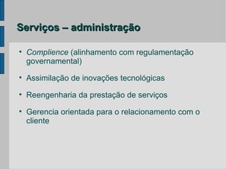 Marketing de Serviços: Introdução