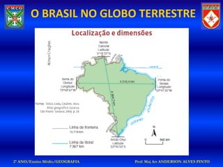 O BRASIL NO GLOBO TERRESTRE




2º ANO/Ensino Médio/GEOGRAFIA   Prof: Maj Art ANDERSON ALVES PINTO
 
