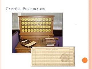 CARTÕES PERFURADOS
 