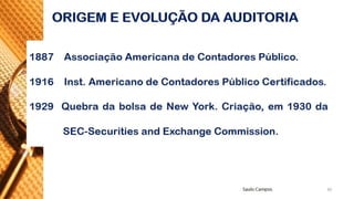 Aula 1 - 0. Origem e evolução da Auditoria